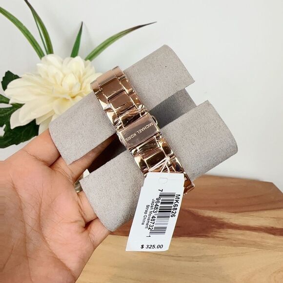 NWT Michael Kors Tibby Multifunction Rose Gold-Tone Stainless Steel Watch - Picture 6 of 9